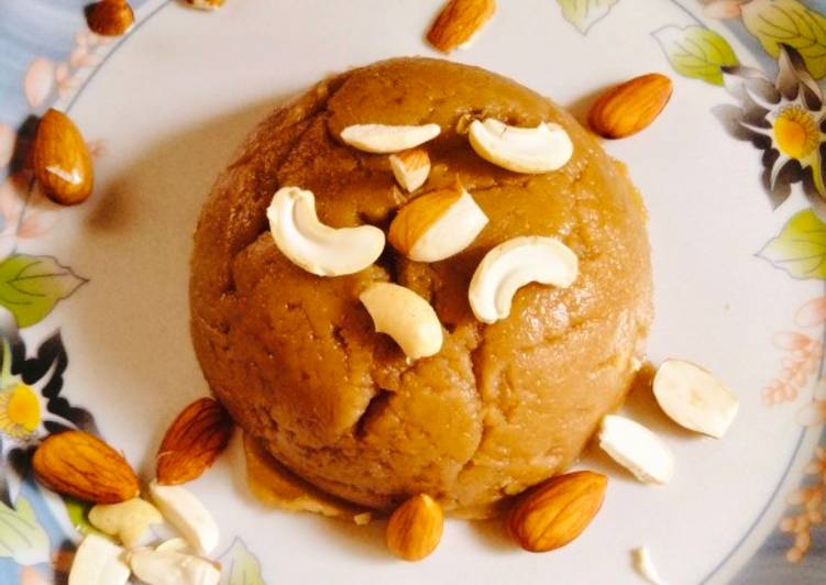 Step-by-Step Guide to Make Homemade Wheat flour (Aate) ka Halwa 😋😋