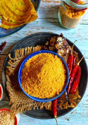 A picture of Gun Powder (Dry Daal Chutney).