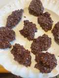 Cow Patties, aka Chocolate Peanut Butter Oatmeal Cookies