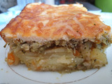 Pastel de verduras con patata