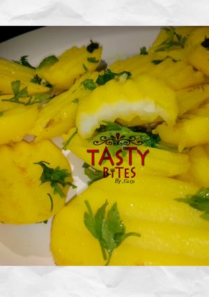 A picture of Parsley potatoes.