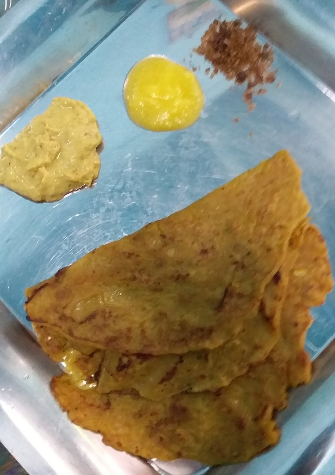 கோதுமை கார ரொட்டி(Wheat roti recipe in Tamil) செய்முறை முக்கிய புகைப்படம்