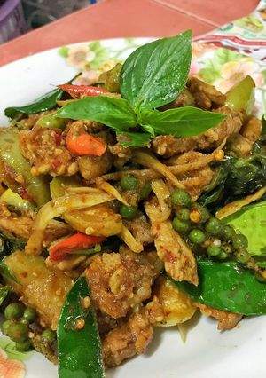 รูปของ หมูผัดพริกแกง