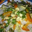 Orak arik telur dan sayuran