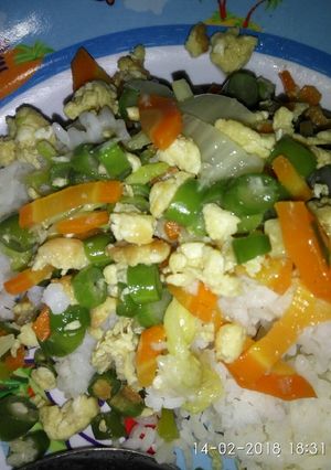 Foto resep Orak arik telur dan sayuran
