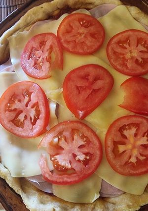Una foto de Pizza veraniega