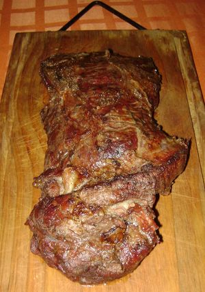Una foto de Tapa de nalga a la parrilla