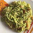Spaghetti con pesto de aguacate