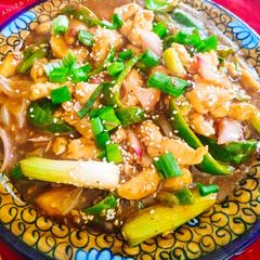 A picture of Stir Fry Chicken and Veggies.