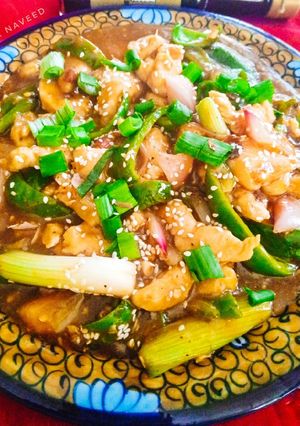 A picture of Stir Fry Chicken and Veggies.