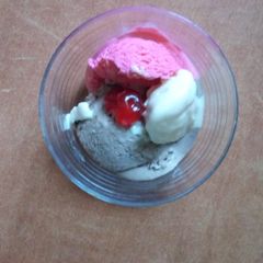 A picture of My home made ice cream.