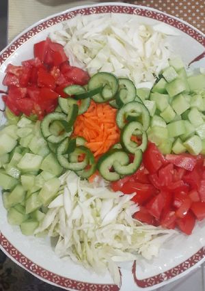 عکسی از دستور سالاد فصل😍😛