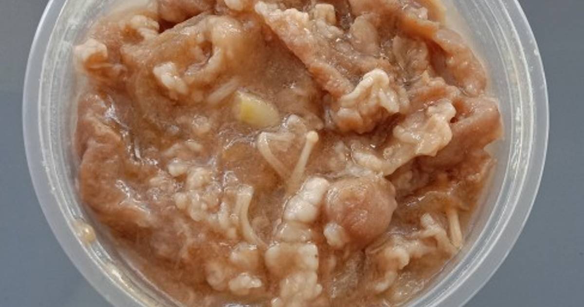 Resep Beef Slice Jamur Enoki Masak Teriyaki Ala Yoshinoya N Hokben Oleh Digna Mila Cookpad