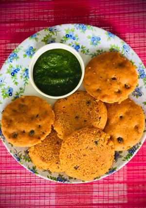 A picture of Damri Dhokla.
