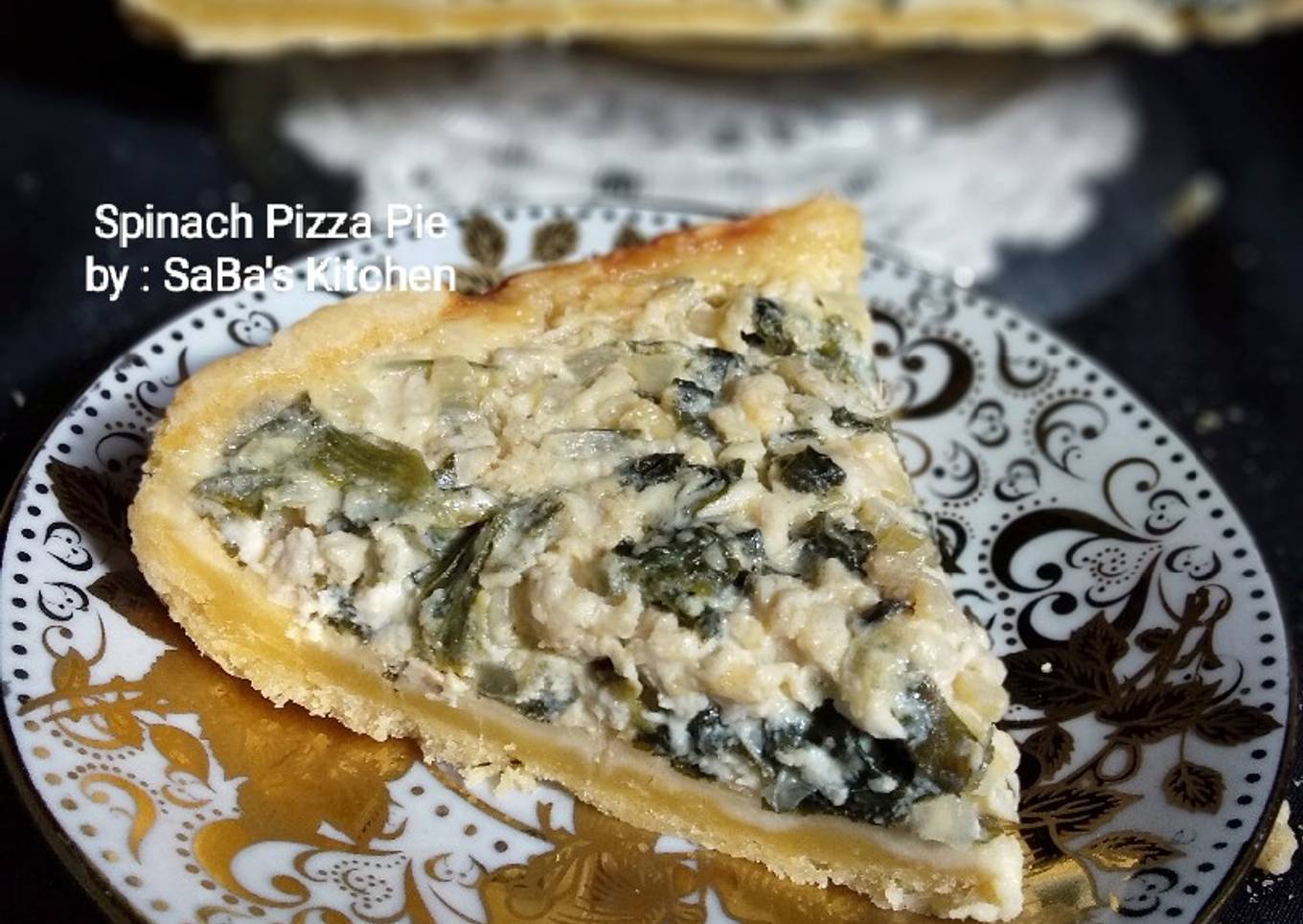 29. Spinach Pizza Pie