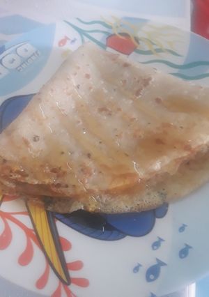 صورة لوصفة كريب بالعسل