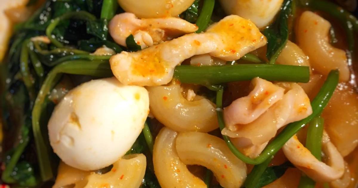 Resep Seblak Kangkung Cumi Puyuh Oleh Naulie Sitindjak Adilly Kitchen