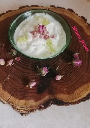 عکسی از دستور ماست چکیده طعم دار