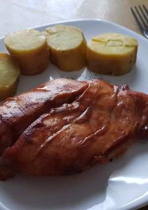 รูปของ อกไก่ย่างสไปซี่