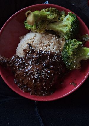 A picture of Bbq Korean beef!!.