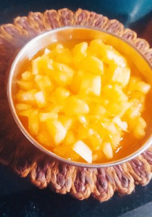 A picture of Muskmelon vanilla Jelly.