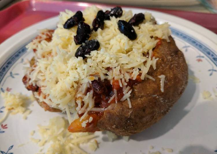 Recipe of Speedy Baked Potato and Beans