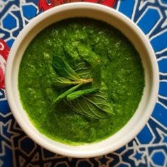 A picture of Sweet mint chutney.