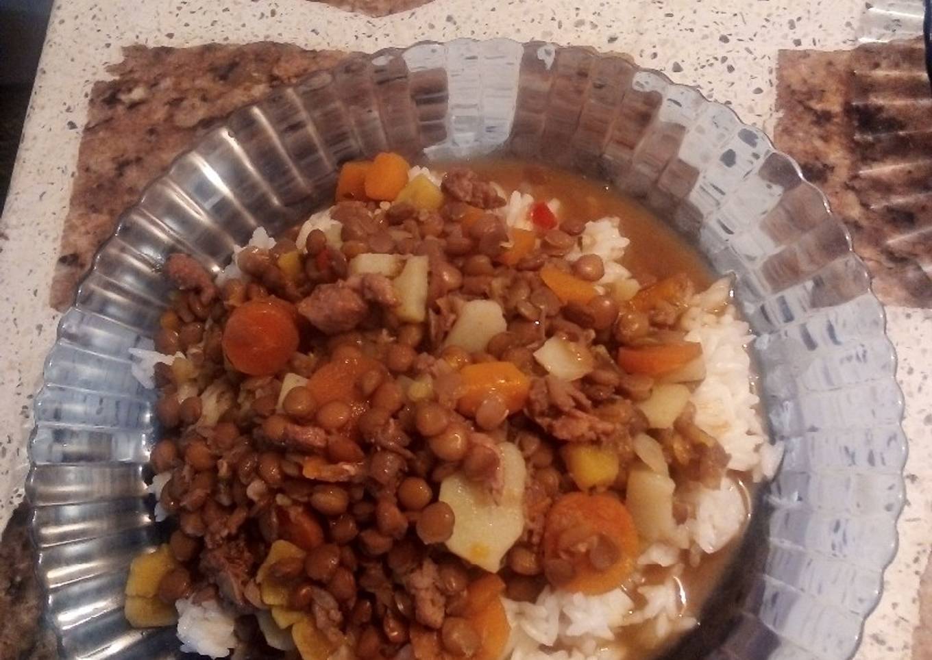 Guiso de lentejas con chorizo