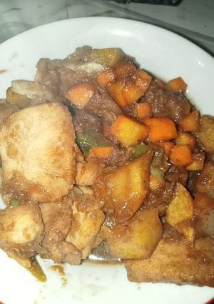 Foto resep Bistik ayam sederhana