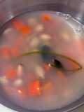 Sup kacang tanah wortel