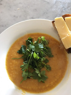 A picture of Yummy parsnip soup.
