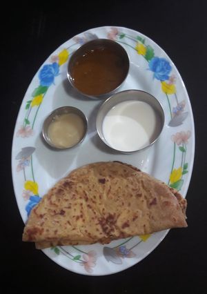 A picture of Puranpoli.