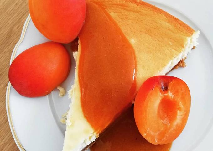 Guide étape par étape pour Fabriquer Rapidité Cheesecake au coulis d'abricot