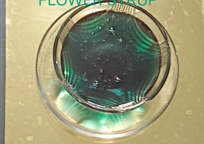 Butterfly Pea Flower Syrup Recipe By Nutan Shah - Cookpad