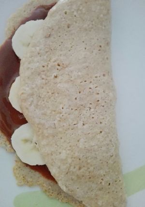 Una foto de Creps de avena