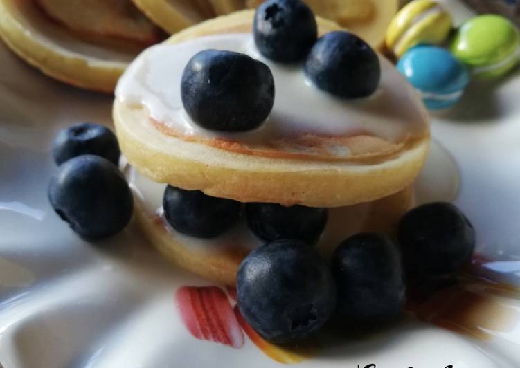 Easiest Way to Make Premiato Pancake ai mirtilli con crema di complete