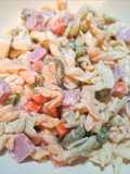 Ensalada de fideos para Navidad