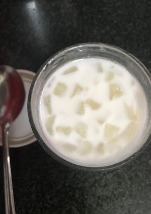 Hình của món Sữa chua nha đam.