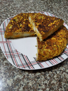 Una foto de Tortilla vegana :)