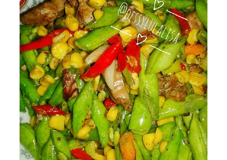 Resep Tumis traffic light(merah kuning ijo)😁😁, Lezat Sekali