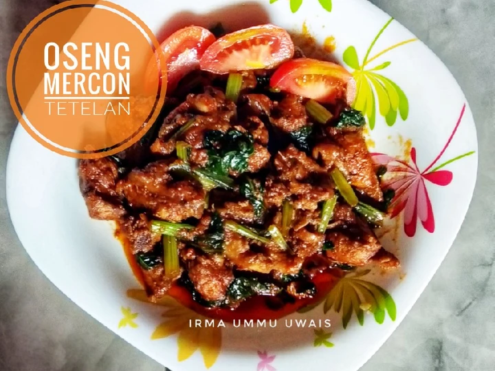 Cara Mudah Menyiapkan Resep Oseng mercon tetelan ayam yang  Bikin Ketagihan Anti Ribet, Lezat