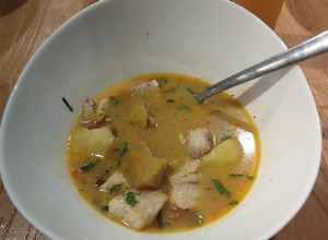 Una foto de Sancocho de pescado