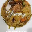 Nasi goreng kari ikan asin
