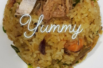 Cara Bikin Nasi goreng kari ikan asin Irit Untuk Jualan