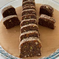 A picture of Anjeer (figs) slice.