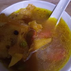 A picture of Goodh ka soup.