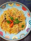 'Mie Goreng' Pepaya Muda (gluten free, low carbo, tinggi serat)