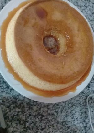 Una foto de Flan casero! 😉