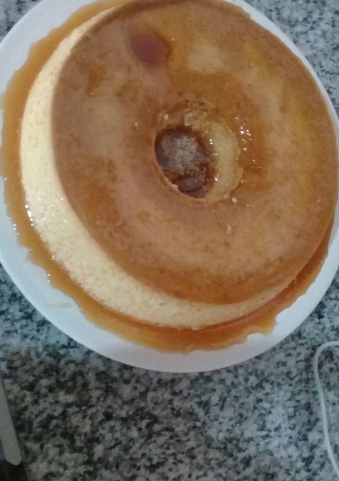 Una foto de Flan casero! 😉