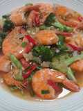 Tumis Udang Brokoli Berkuah